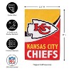 Evergreen Flag, DS New Burlap, Garden, Kansas City Chiefs - 2 of 4