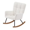 Lounge Recliner Chair Rocking Chair Armchair for Mom and Baby Glider Chair High Backrest for living room - 2 of 4
