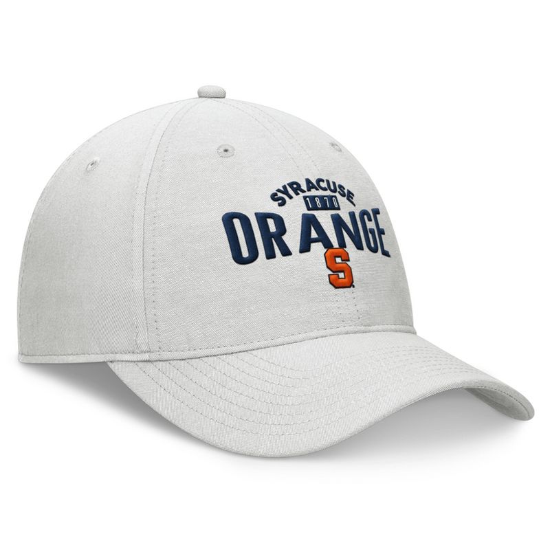 NCAA Syracuse Orange Unstructured Chambray Cotton Hat - Gray, 3 of 5