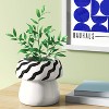 10% Recycled Ceramic Mushroom Vessel White - Room Essentials™ - 2 of 3