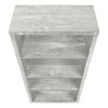 PAGED Modern Industrial Style Bookshelf 4-Shelf Bookcase with Large Storage Area for Living Room, Study Room - 3 of 4