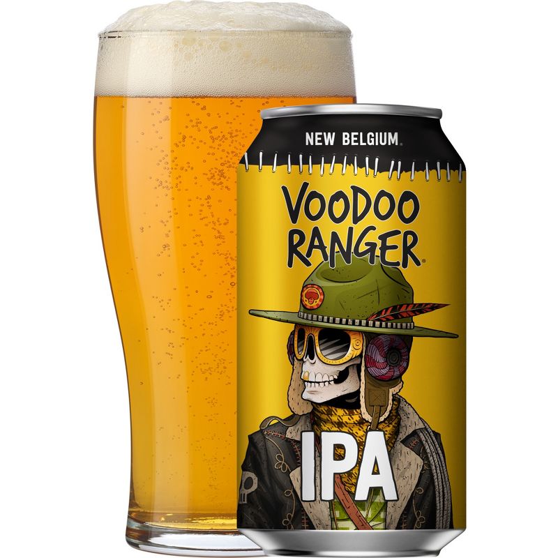 New Belgium Voodoo Ranger IPA Beer - 12pk/12 fl oz Cans, 3 of 10