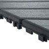 Cesicia 44 Pcs Plastic Interlocking Decking Tiles, 12 X 12" Terrace Decking Tiles,Backyard Pool Decking Tiles, Waterproof - 3 of 4