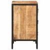 vidaXL Bed Cabinet with 3 Drawers 15.7"x13.8"x24.8" Solid Rough Wood Mango - 4 of 4