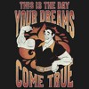 Juniors Womens Disney Villains Valentine's Day Gaston Dreams Come True Festival Muscle Tee - 2 of 4