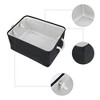 REGALWOVEN Cotton Collapsible Lightweight Sturdy Open Storage Bins 3 Pcs - 3 of 4