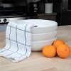 Arkwright Kitchen Dishcloths (12 Pack), Cotton, 12x12 in., Windowpane Stripes - 2 of 4