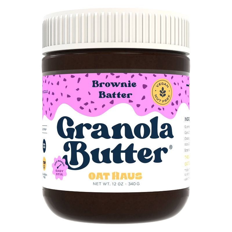 Oat Haus Brownie Batter Granola Butter - 12oz, 1 of 11
