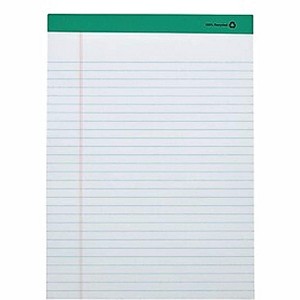 MyOfficeInnovations Notepads 8.5" x 11.75" Wide White 50 Sh./Pad 12 Pads/PK 462332 - 1 of 4