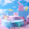 Joyfy 28 Pack Valentines Day Gifts for Kids Classroom - Dinosaur Valentines with Cards Party Favors Mini Dinosaur Figures Toys Valentine Gift Exchange - 3 of 4