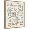 Amanti Art 16" x 20" Merry and Bright Holly Framed Wall Canvas : Anne Tavoletti Seasonal Decor - 2 of 4