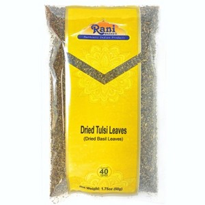 Dried Tulsi (Indian Basil, Holy Basil) Leaves - 1.75oz (50g) - Rani Brand Authentic Indian Products - 1 of 3