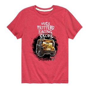 Boys' - Cars - Miss Fritter's Racing Skoool Short Sleeve Graphic T-Shirt - 1 of 4