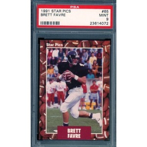 Brett Favre Rookie Card 1991 Star Pics #65 PSA 9 - 1 of 2