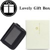 Small Genuine Leather Wallet for Women – RFID Blocking Slim Credit Card Holder, Compact Bi-Fold Purse with ID Window & Zipper Coin Pocket - 2 of 4