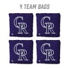 MLB Colorado Rockies 4pk Purple Toss Game Set - 2 of 4