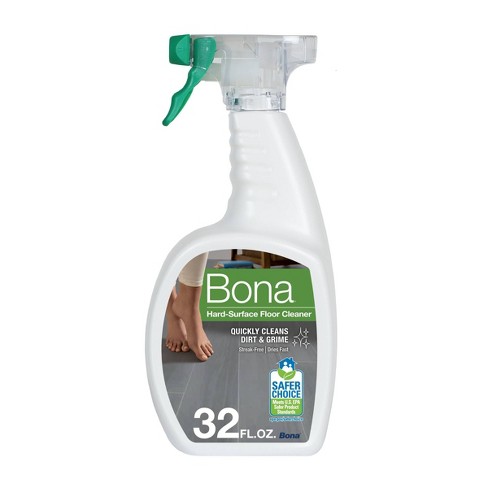 Bona Multi-Surface Floor Cleaner Refill - 128 fl oz - Unscented - Refill  for Bona Spray Mops and Spray Bottles - Residue-Free Floor Cleaning  Solution