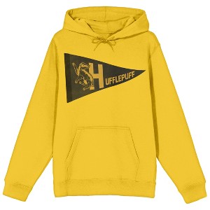 Harry Potter Hufflepuff Yellow Long Sleeve Hoodie - 1 of 1