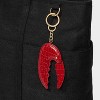 Crab Claw Clip On Handbag Charm - Universal Thread™ Red - 2 of 2