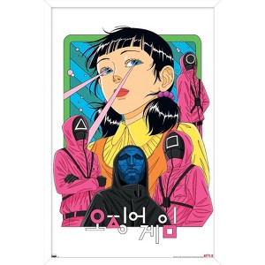 Trends International Netflix Squid Game: Season 2 - Laser Eyes Framed Wall Poster Prints - 1 of 4