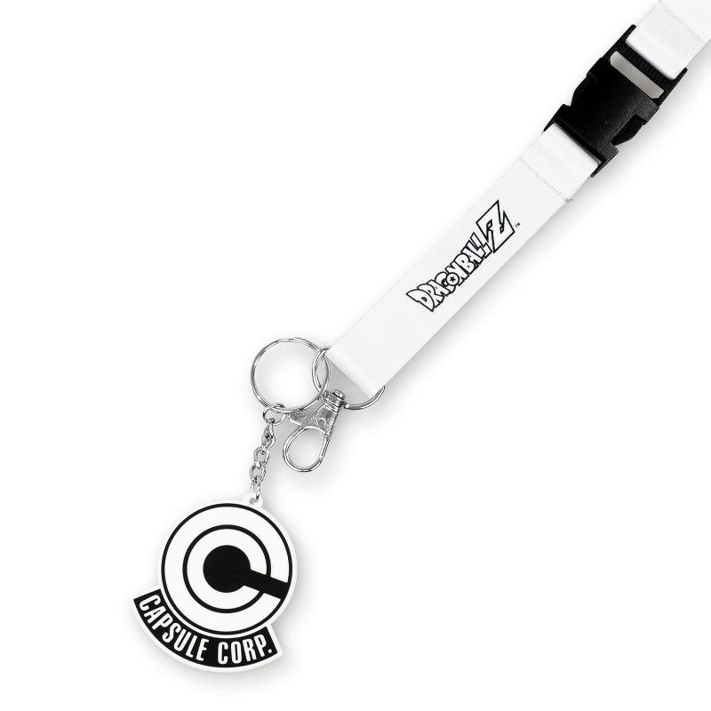 Just Funky Dragonball Collectibles | Dragon Ball Z Capsule Corp Lanyard with Charm, 3 of 8