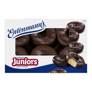 Entenmann's Frosted Mini Chocolate Donuts - 14oz - 1 of 4