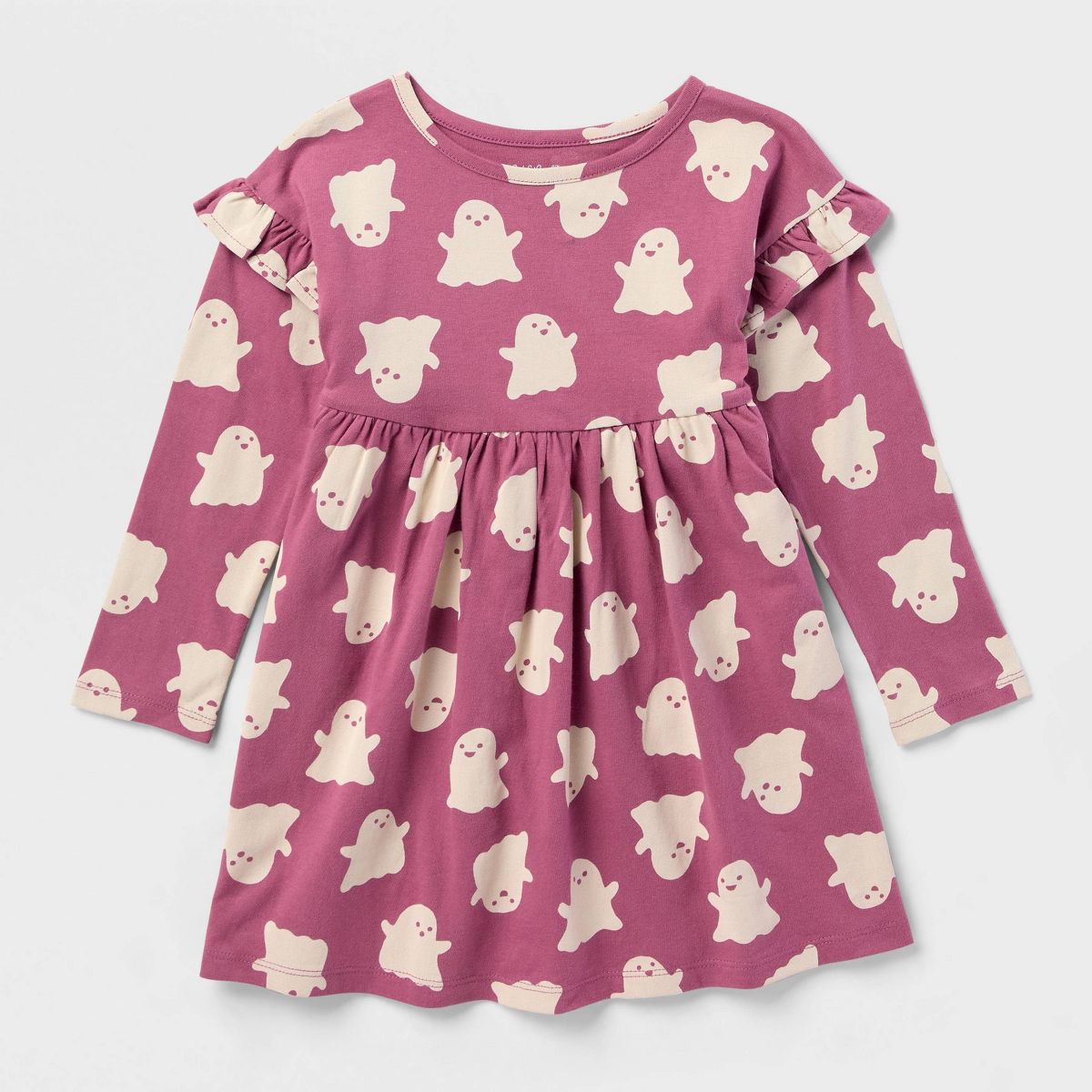Baby & Toddler Girls' Halloween Long Sleeve Dress - Cat & Jack™ - thumbnail 6