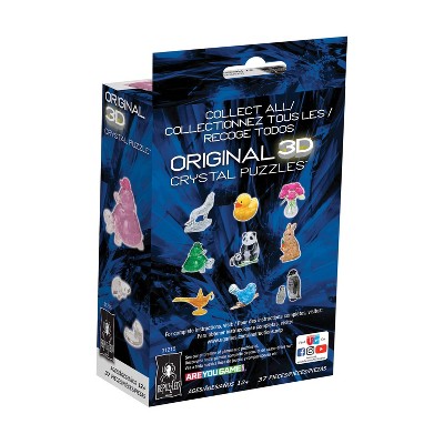 Pink and Clear 3D Crystal Turtle Puzzle for Infants