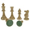 WE Games Color Bright Plastic Staunton Tournament Chess Pieces with 3.75 in. King - Half Chess Set of Chess Pieces Only, Gold - 2 of 4