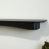VIP Metal 36 in. Black Wall Mounted Shelf - 2 of 4