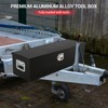 Aluminum Tool Box Sliding Shelf Storage, Non-Slip Surface, Oxidation Resistance, Sturdy Lock, Stainless Steel Handles - 4 of 4