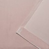 Set Of 2 Velvet Pinch Pleated Light Filtering Window Curtain Panels - Exclusive Home - 2 of 4