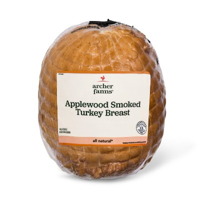 Applewood Smoked Turkey Breast - Deli Fresh Sliced - price per lb - Archer Farms™