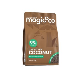 Magicoco Odor Defense Coconut Clumping Cat Litter, 5-lb bag - 1 of 4