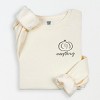 Simply Sage Market Embroidered Pumpkin Everything Lightweight Garment Dyed Sweatshirt - 2 of 4