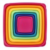 LunaLulinlk Plastic Rainbow Food Storage Set, Multi Color, 14 Count - 3 of 4