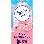 Crystal Light On The Go Natural Pink Lemonade Drink Mix - 10pk/0.13oz Pouches