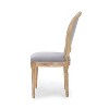 GDFStudio Karter French Country Upholstered Dining Chairs (Set of 2) - 4 of 4