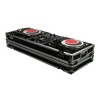 Odyssey FZDJ10W 10 Inch Format DJ Mixer and 2 Standard Position Turntables Flight Case with Wheels, Silver Hardware - 2 of 4
