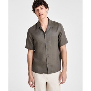 I.N.C International Concepts Mens Linen Blend Button Up Shirt - 1 of 1