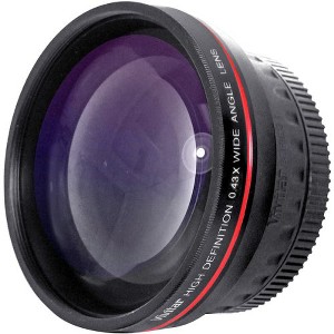 Vivitar 58mm 0.5x Wide Angle Lens – Black, Expands Field of View for Stunning Wide-Angle Shots - 1 of 3