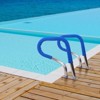 Swimming Pool Handrail, 30x22 Inch Inground Pool Ladder Rails with Easy Mount Base Plate, 304 Stainless Steel - 2 of 4
