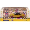 Datsun 510 "OG Beer" Yellow with Checkered Top "Hobby64" Series 1/64 Diecast Model Car by Tarmac Works - 4 of 4