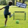 Spalding Glow-in-the-Dark Foldable Soccer Net & Size 3 Ball Set – Junior Starter Kit with Pump & Stakes, Ages 5+ - 4 of 4