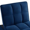 Velvet 4-in-1 Convertible Chair Bed with Storage Pockets - 4 of 4