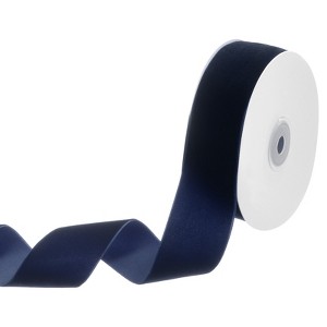 Unique Bargains Nylon Single Face Thin Velvet Fabric Ribbons 10 Yards 1 Pc - 1 of 4