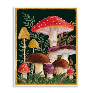 Stupell Industries Woodland Mushrooms Nature Framed Giclee Art - 1 of 4