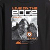 Men's - Instant Message - Live On The Edge Long Sleeve Graphic T-Shirt - 2 of 4
