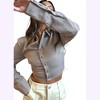 Women's Mazie Gingham Open Back Blouse - Et Clet - 3 of 4