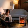 ROVSUN 1500W Electric Fireplace Stove, Portable Freestanding Tabletop Mini Heater, Overheat Protection for Indoor - 4 of 4